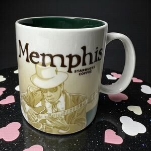 Starbucks Memphis City Mug 2010 16 oz Coffee Cup Collector Series GUC